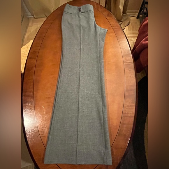 White House Black Market trouser pants. Wide leg, high rise, 2 pockets. Grey. 10 - Picture 14 of 14